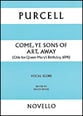 Come Ye Sons of Art SATB Vocal Score cover